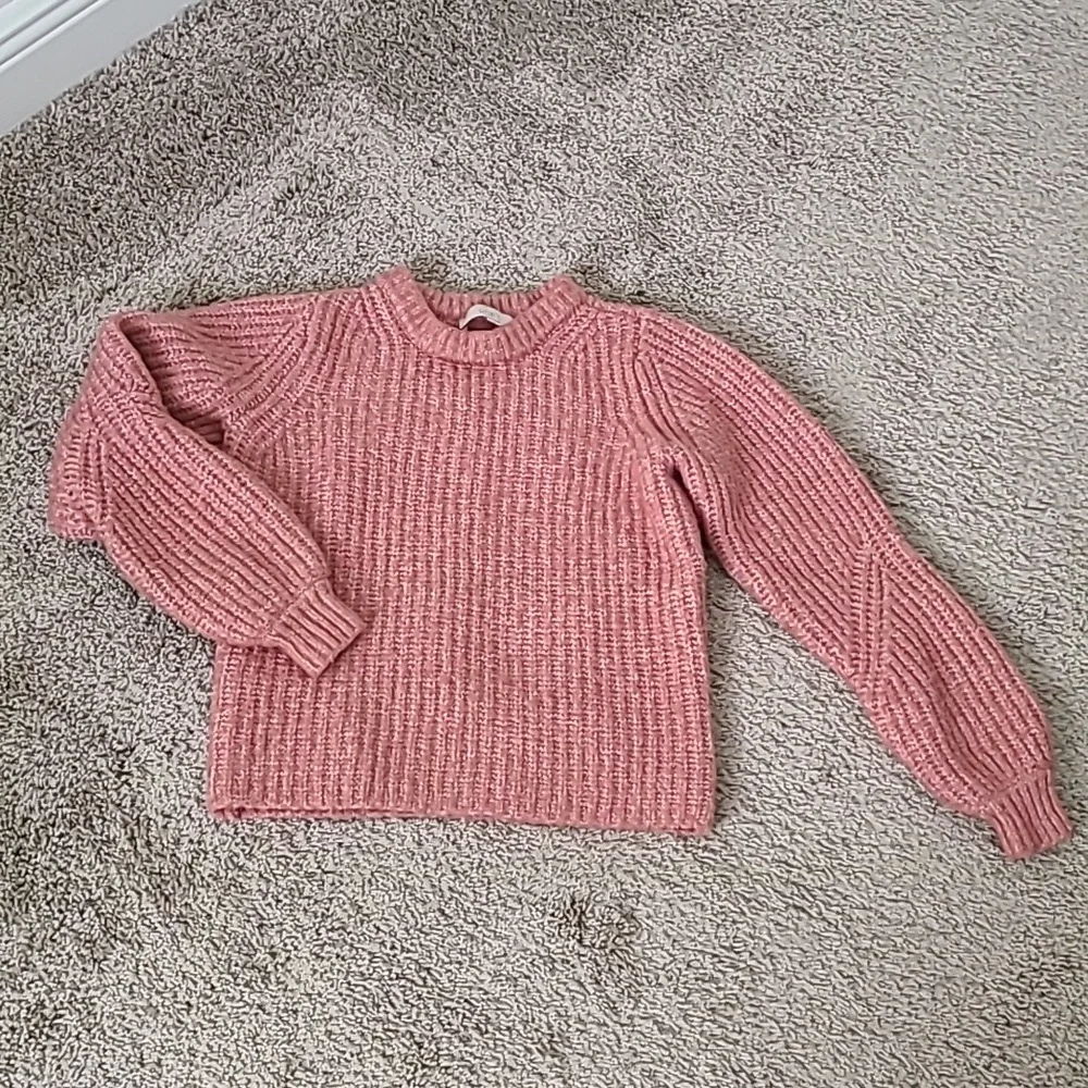 Wool Blend Knit Sweater